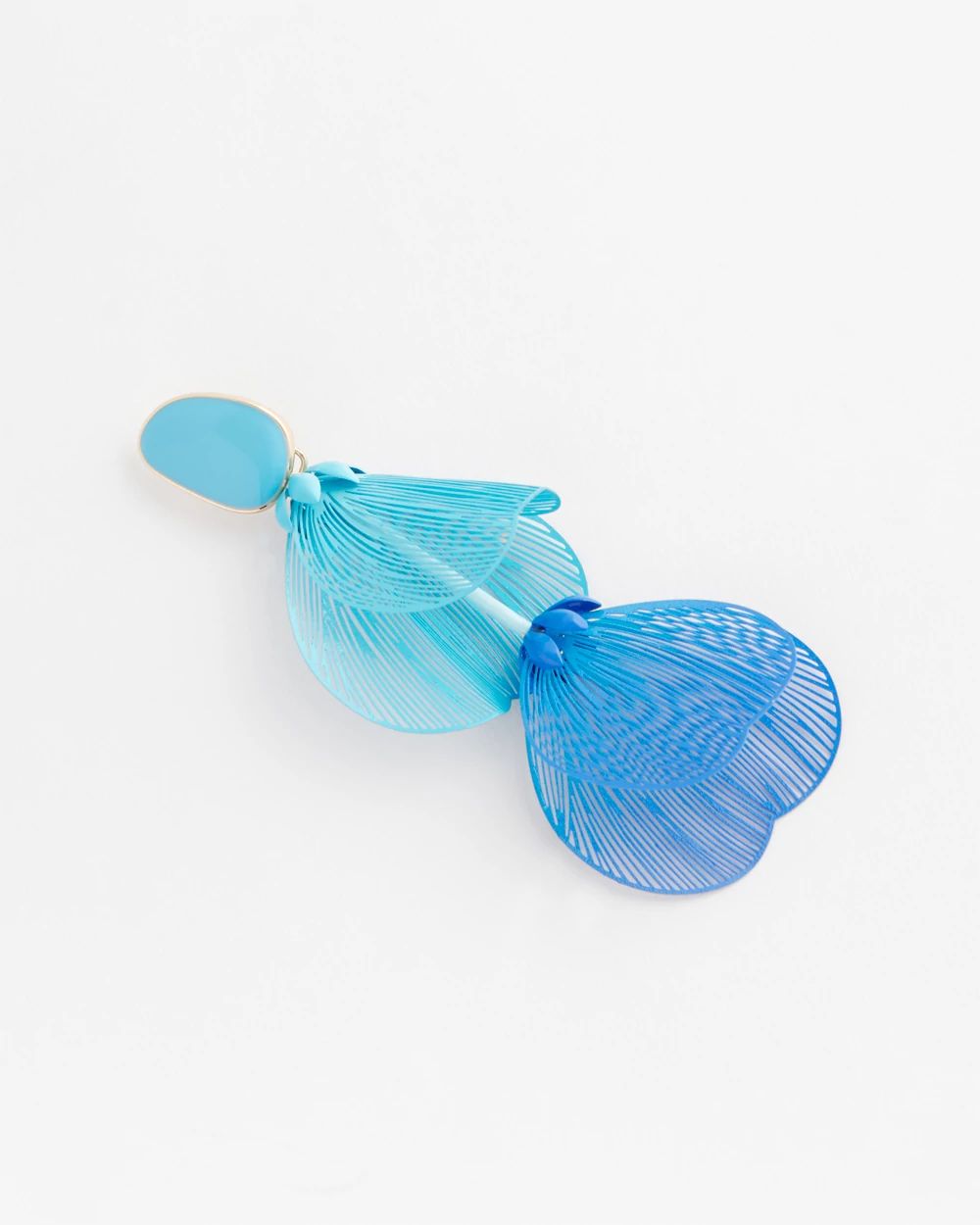 No Droop™ Tonal Mixed Petal Drop Earrings