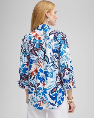 No Iron™ Stretch Cool Floral Shirt click to view larger image.