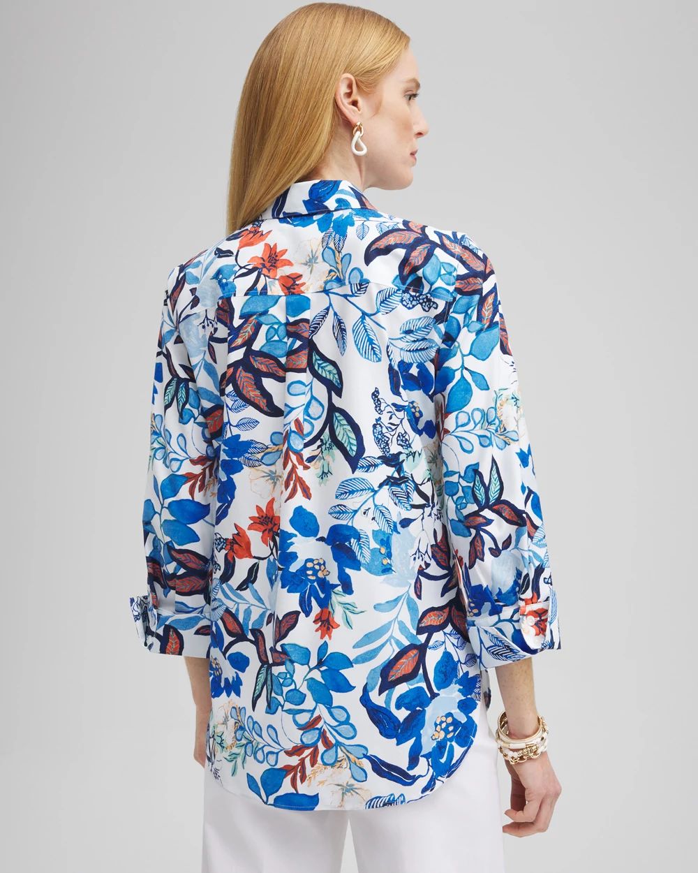 No Iron™ Stretch Cool Floral Shirt