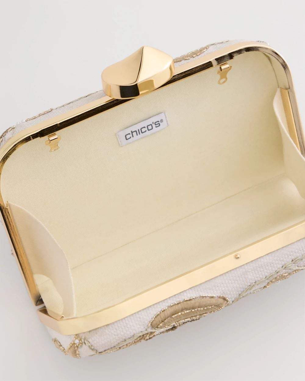 Neutral Hard-Shell Clutch click to view larger image.