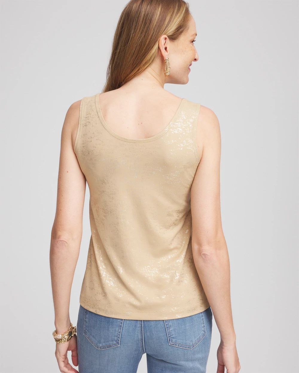Foiled Microfiber Tank