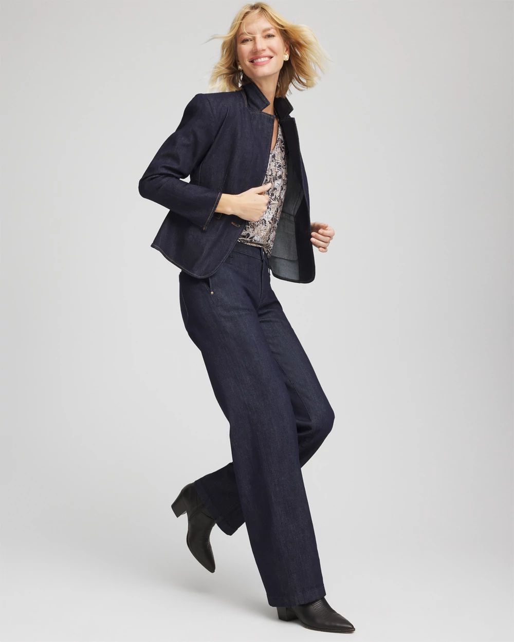 High-Rise Trouser Jeans