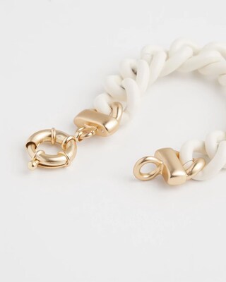 White Links Bracelet click to view larger image.