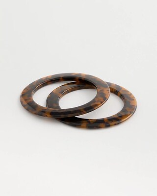 Tortoise Bangle Set of Two click to view larger image.