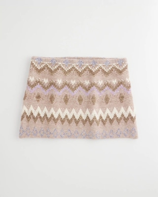 Fair Isle Reversible Snood click to view larger image.