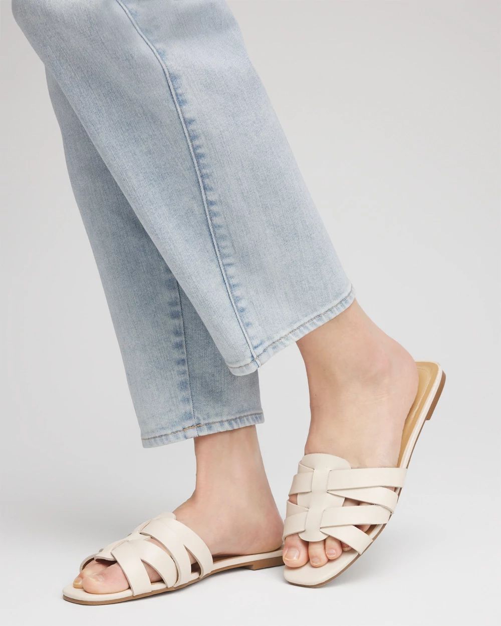 Cassidy Cross-Strap Slide Sandals