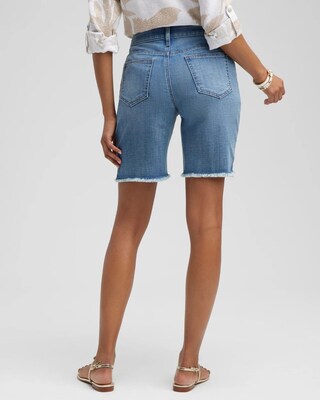 Girlfriend 7" Fray Hem Shorts