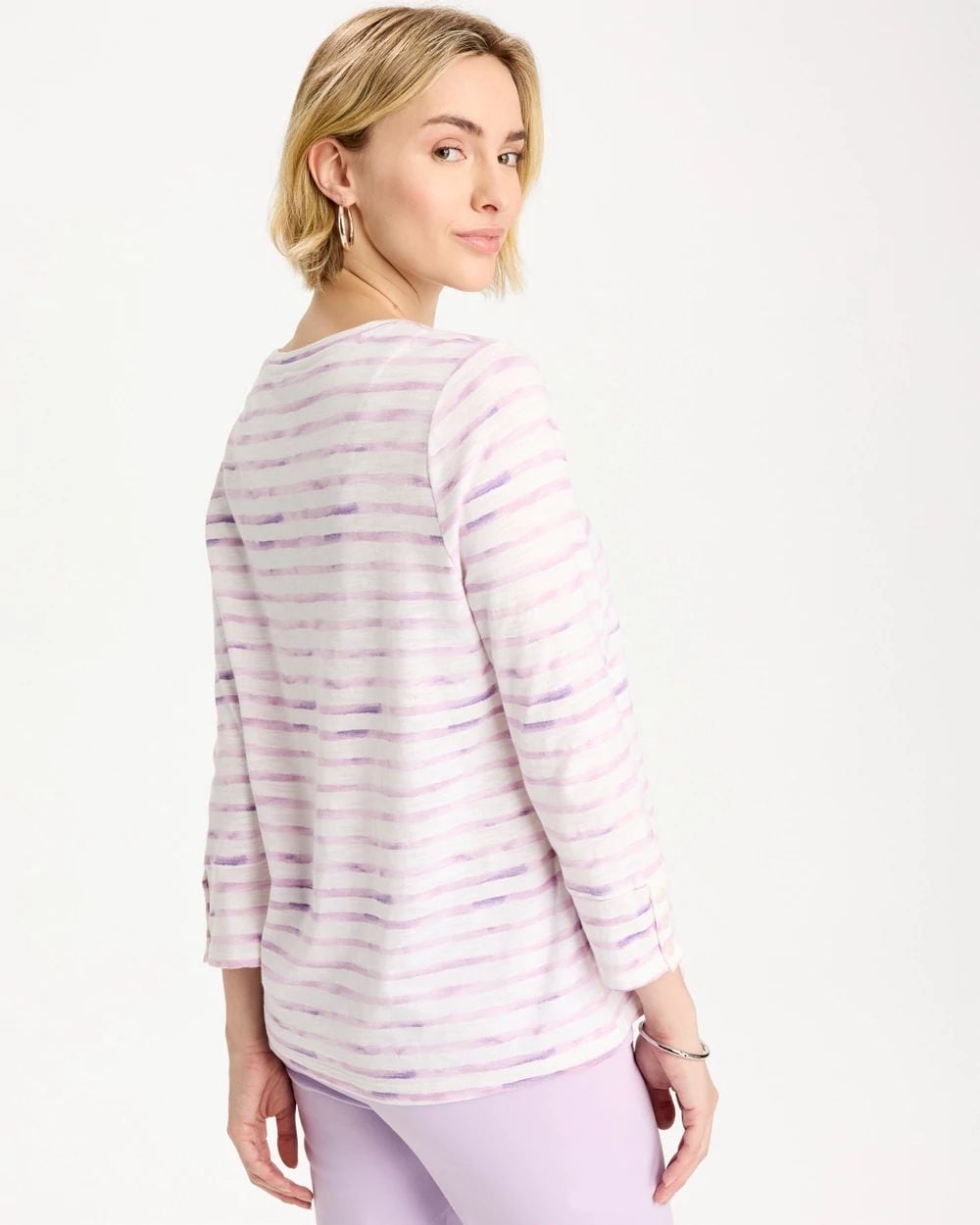 Palermo Cotton Slub Henley Tee click to view larger image.