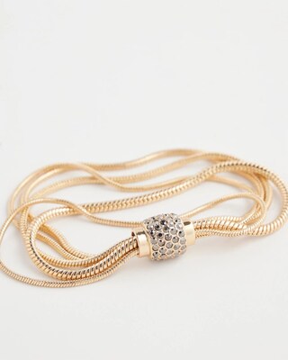 Gold Tone Magnetic Bracelet