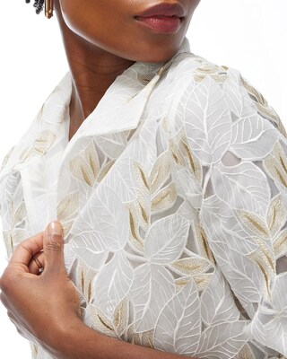 Travelers Collection Lace Short Jacket