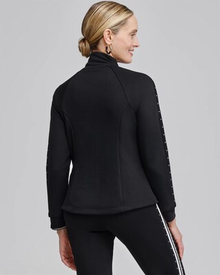Zenergy® Studded Double Knit Jacket