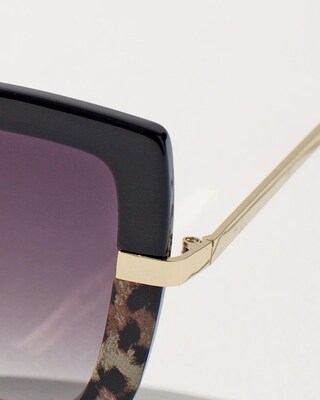 Leopard Print Sunglasses