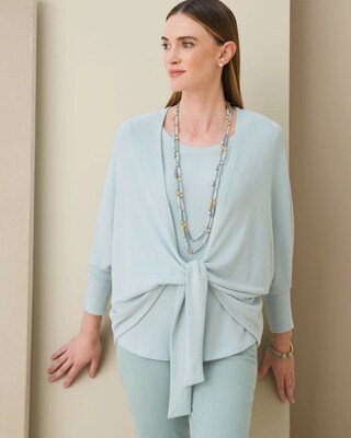 Cozy Knit Front-Tie Cardigan
