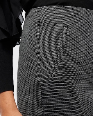 Petite Juliet Ponte Jacquard Ankle Pants click to view larger image.