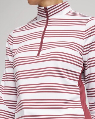 Zenergy® UPF Stripe Long Sleeve Top click to view larger image.