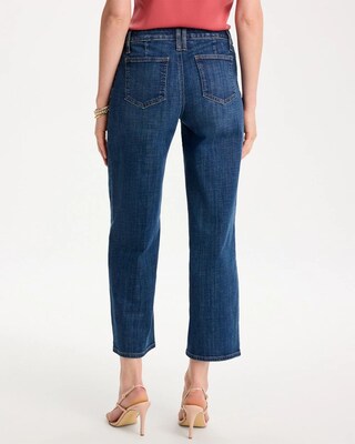 Girlfriend Wide-Leg Crop Jeans click to view larger image.