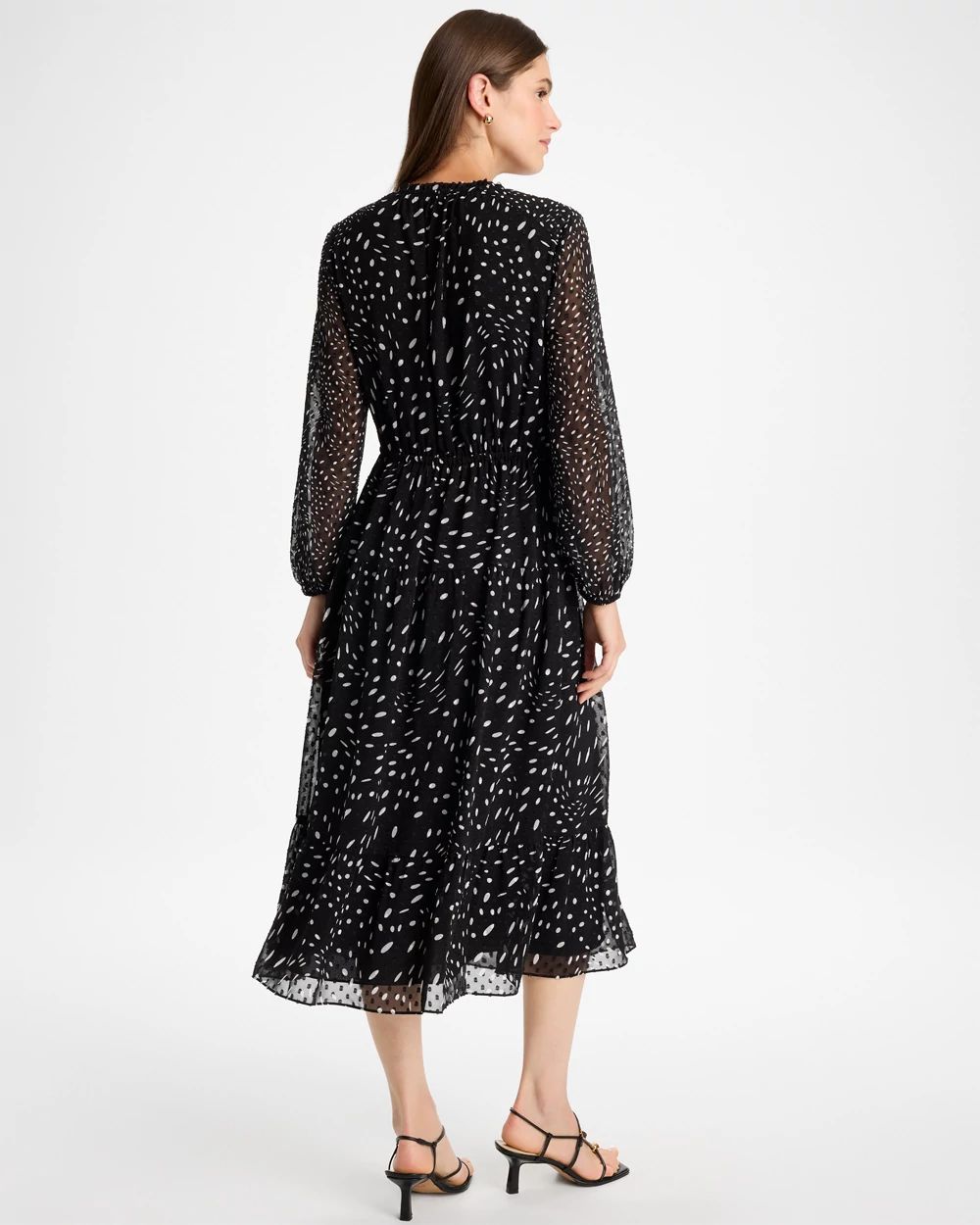 Clip Dot Maxi Dress click to view larger image.
