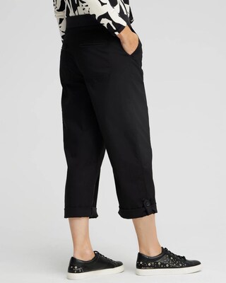 Poplin Cropped Pants click to view larger image.