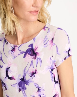 Travelers™ Amethyst Iris Maxi Dress click to view larger image.