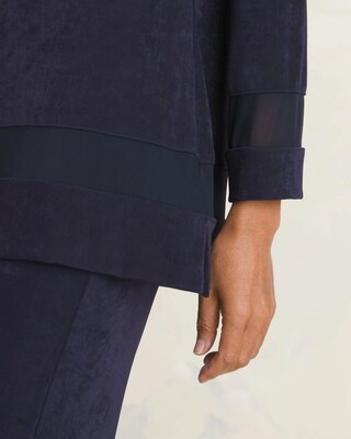 Travelers Classic Mesh-Trim Top
