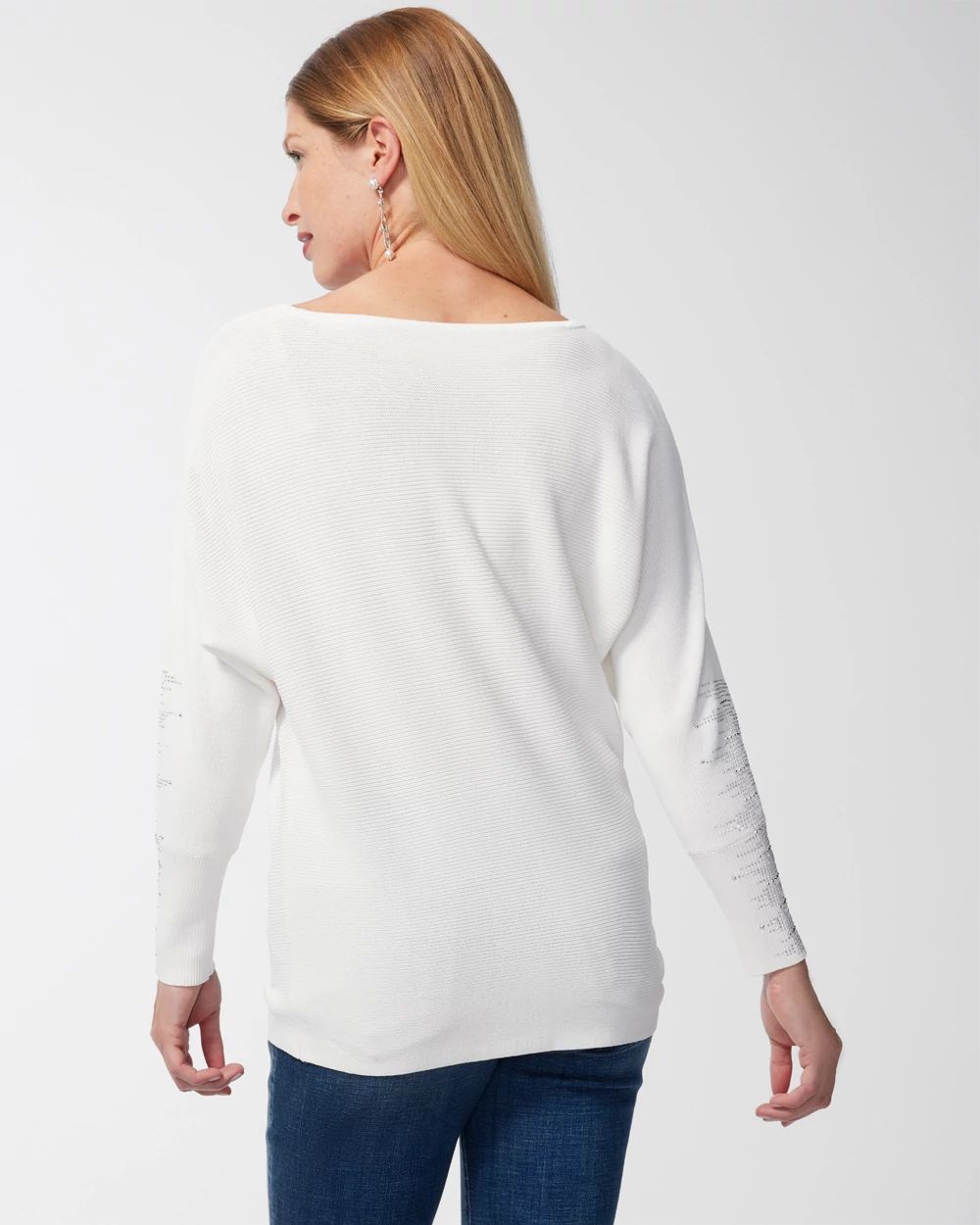 Studded Detail Pullover Sweater