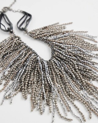 Fringe Bib Necklace