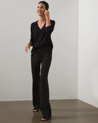 Black Label Crepe Flow Pants