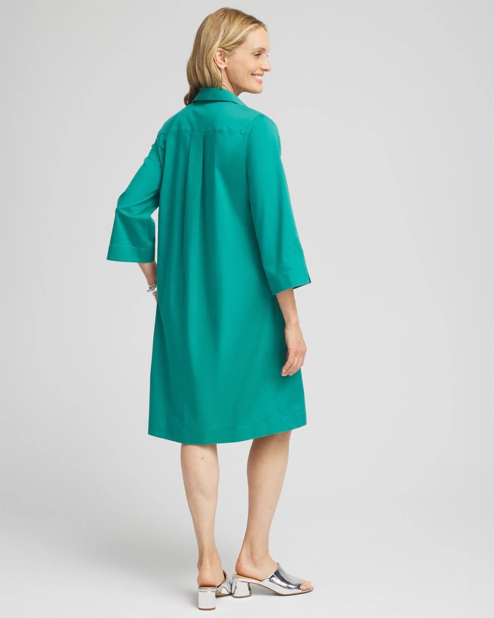 Petite No Iron™ Shirt Dress