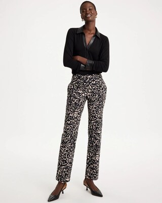 Floral Brigitte™ Straight Crop Pants