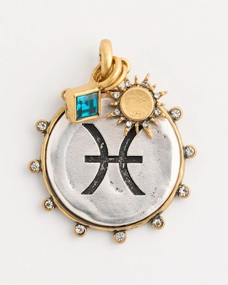 Pisces Zodiac Charm Pendant