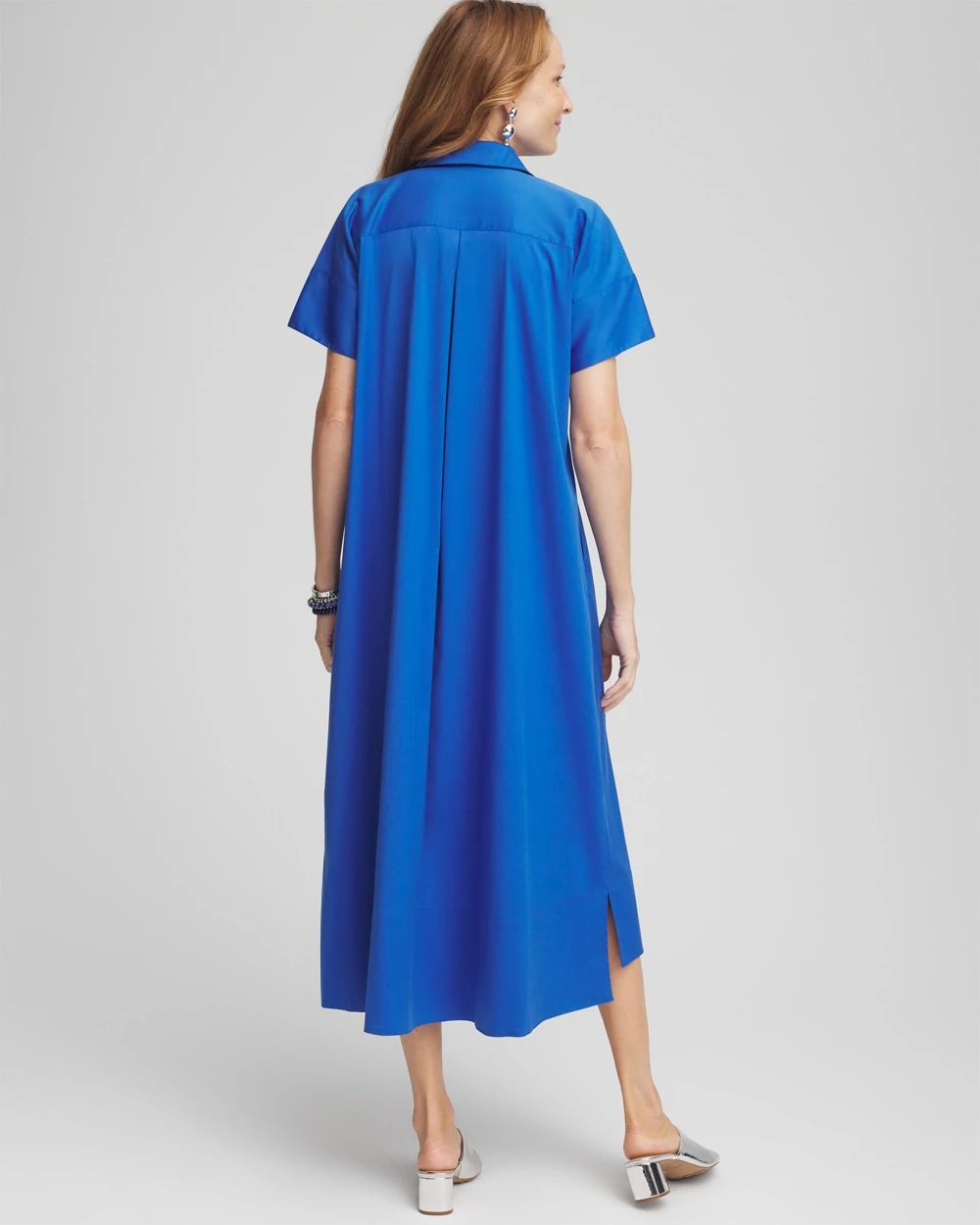 Popover Hi-low Midi Shirtdress