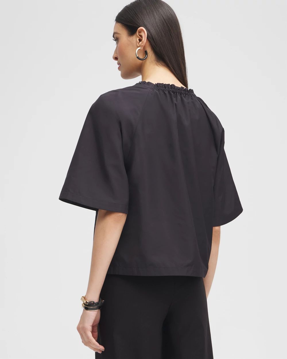 Black Label™ Smock Neck Blouse
