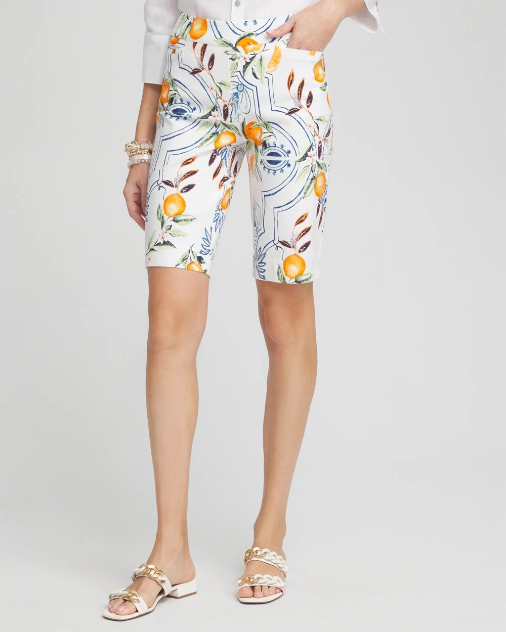 Brigitte 10 Tropical Print Shorts