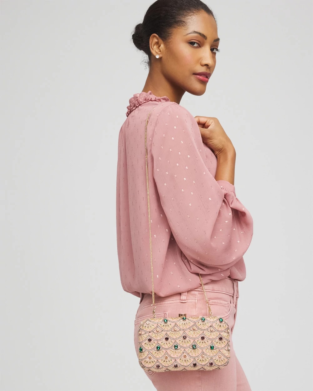 Embellished Art Deco Clutch