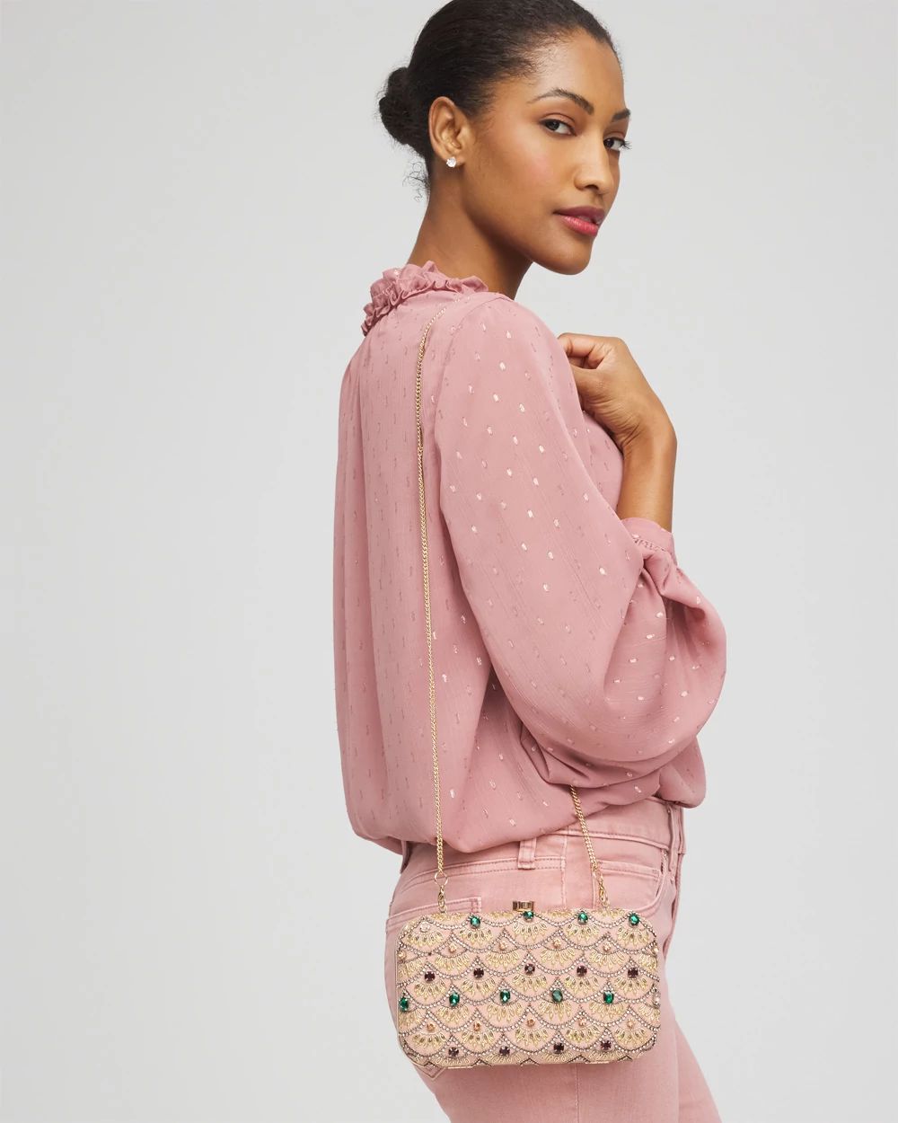 Embellished Art Deco Clutch