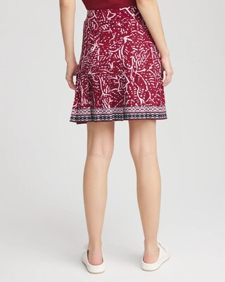 Zenergy® UPF Pleated Floral Skort click to view larger image.