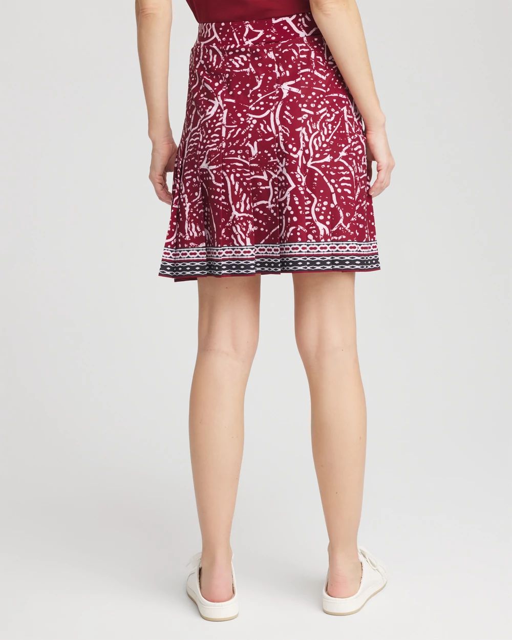 Zenergy® UPF Pleated Floral Skort
