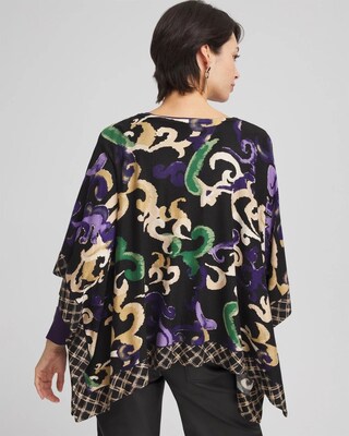 Scroll Print Poncho click to view larger image.