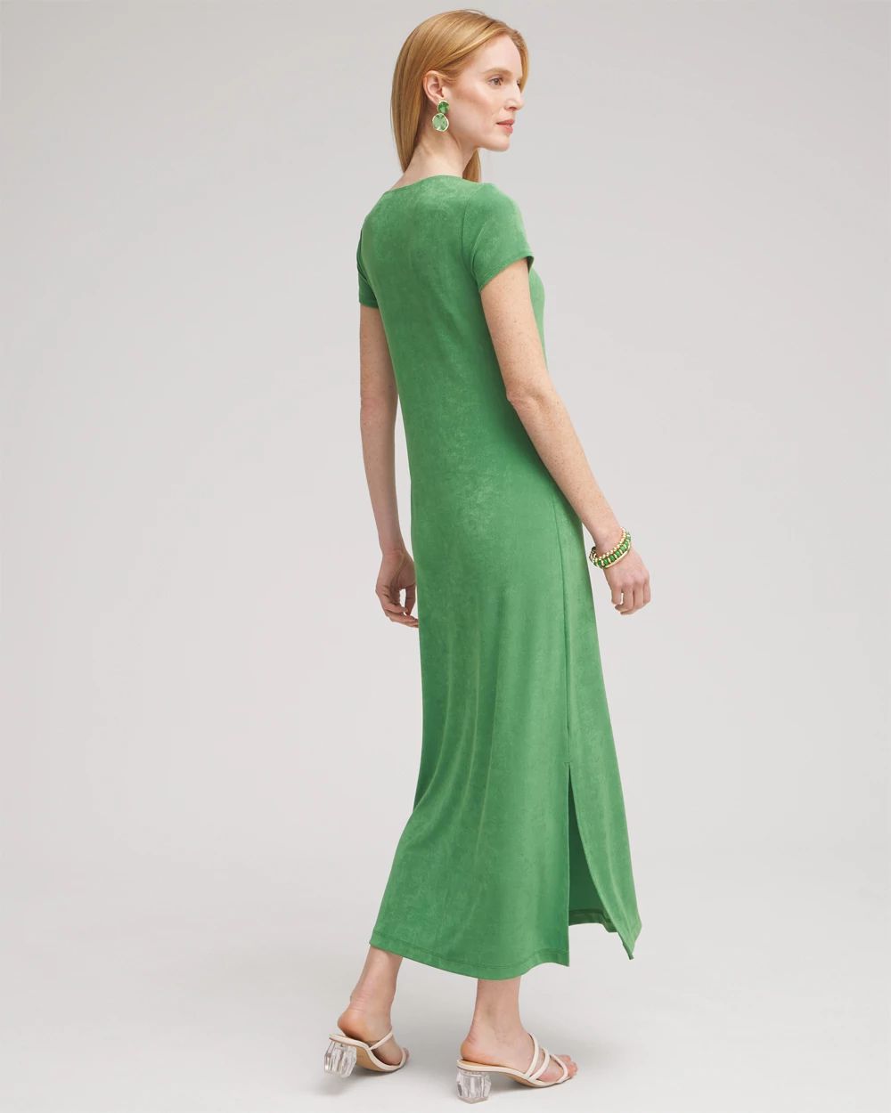 Travelers Classic Short Sleeve Maxi Dress click to view larger image.