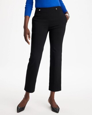 Brigitte™ Tab Straight Ankle Pants