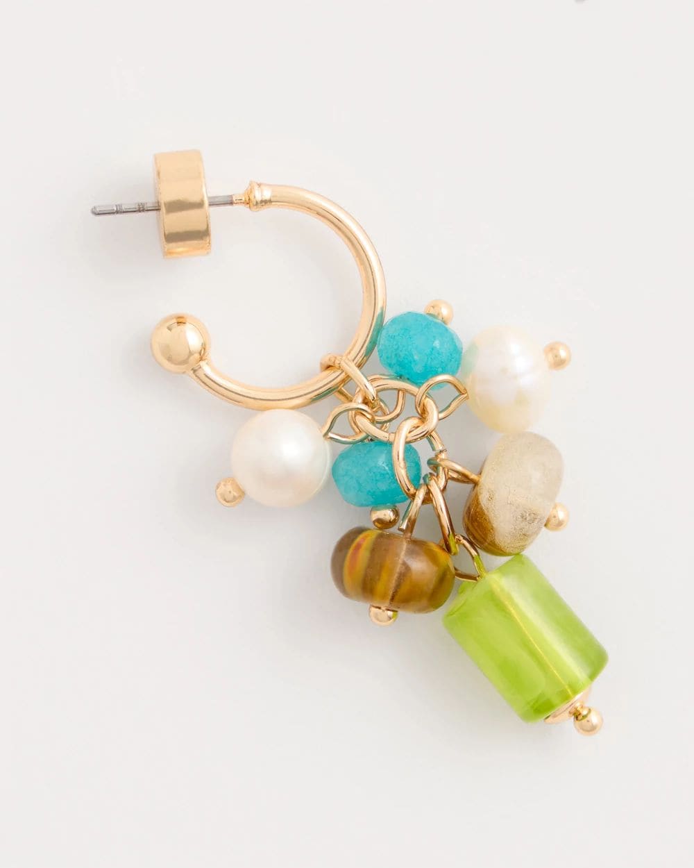 Multi-Colored Cluster Earrings