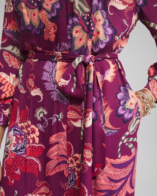 Floral Shirt Dress