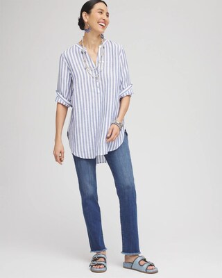 No Iron™ Linen Tunic click to view larger image.