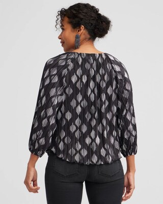 Diamond Foil Crinkle Tee