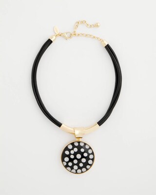 Polka Dot Pendant Necklace