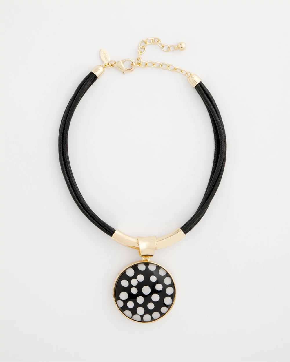 Polka Dot Pendant Necklace