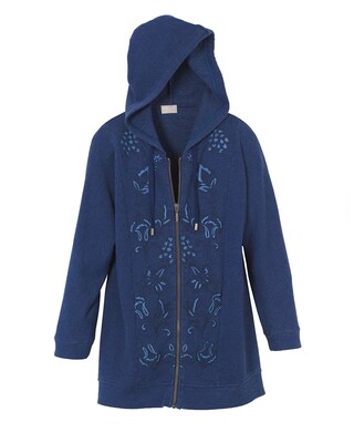 Zenergy Embroidered Indigo Jacket