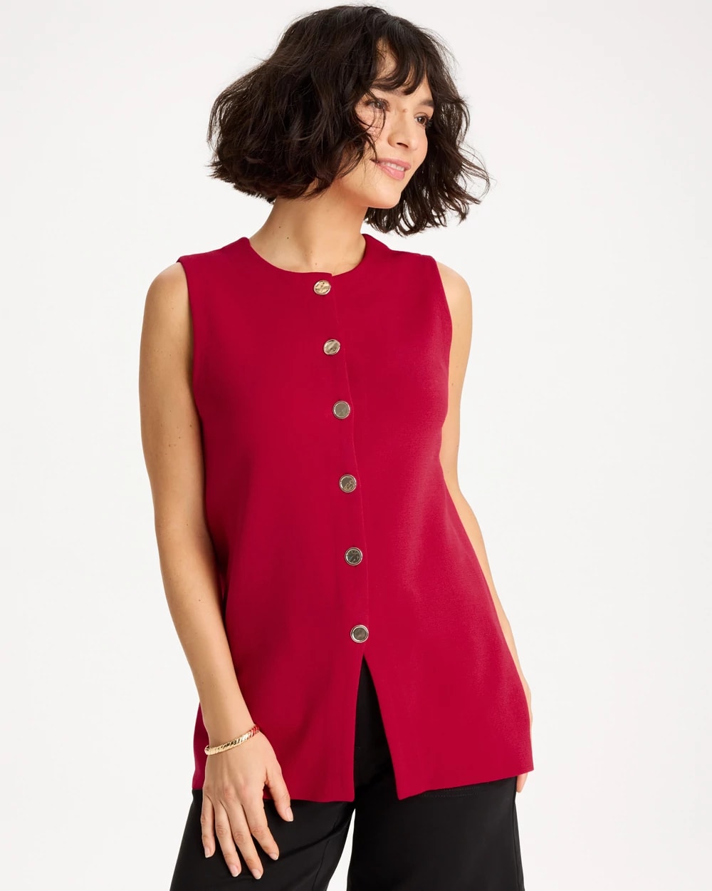 Refined Crewneck Sweater Vest, photo 1 of 4