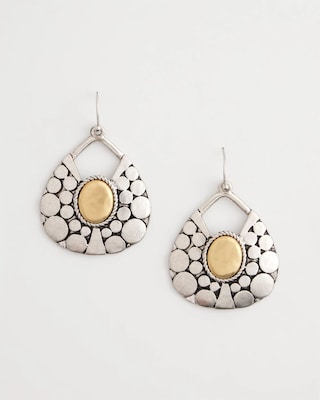 Island Metal Drop Earrings