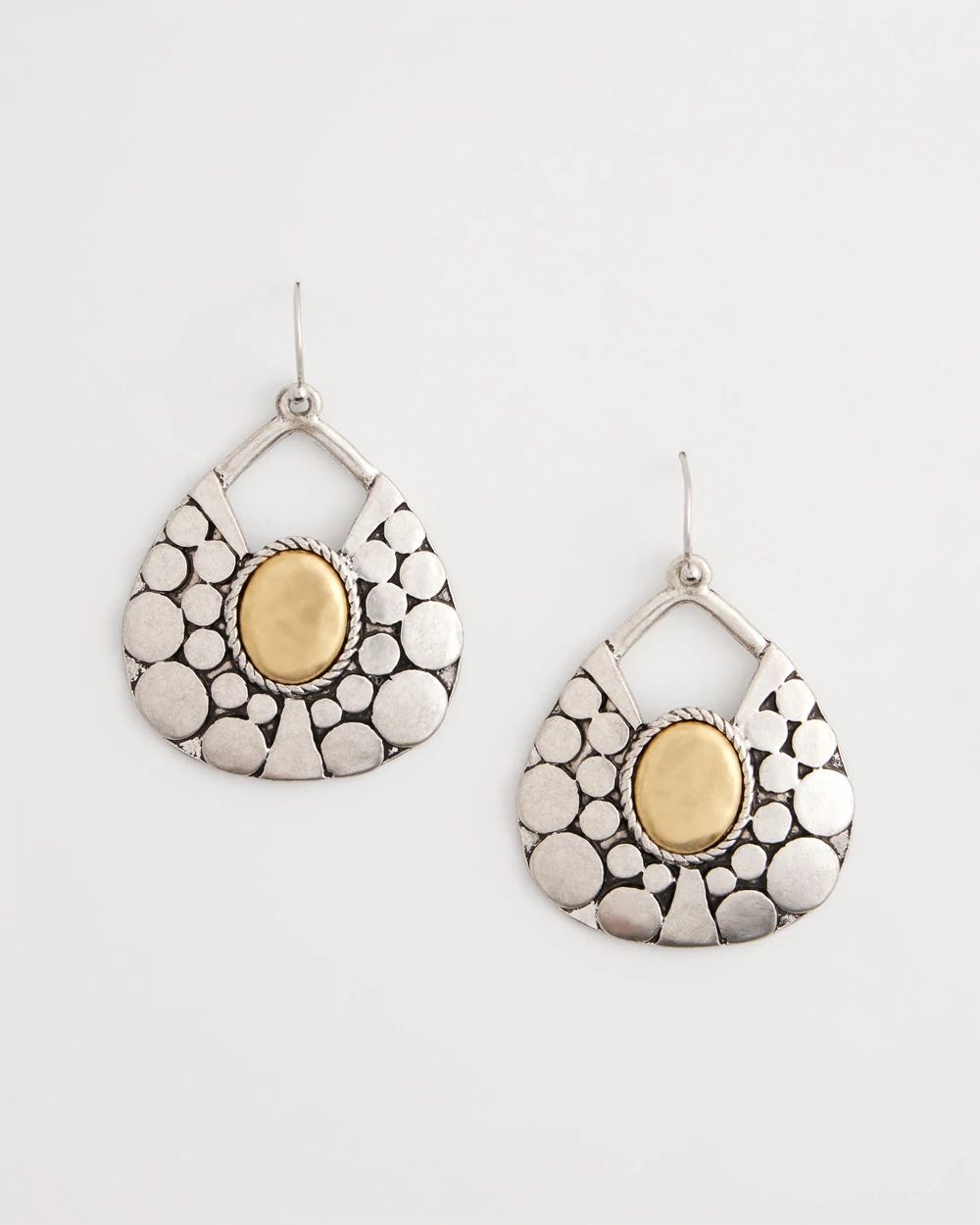 Island Metal Drop Earrings